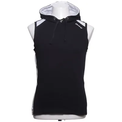 Kortärmad huvtröja (Svart, Vit) från Dcore Bomull