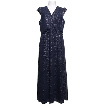 Jurk (Blauw, Goud) van Tissaia Polyester