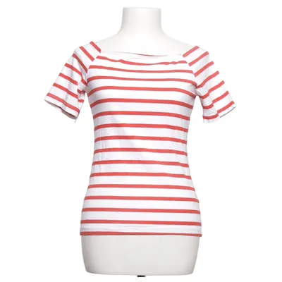 Top (Wit, Rood) van H&M Katoen, Elastaan