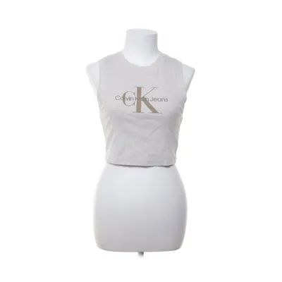 Tank­top (Grau) von Calvin Klein Jeans Baumwolle, Elasthan
