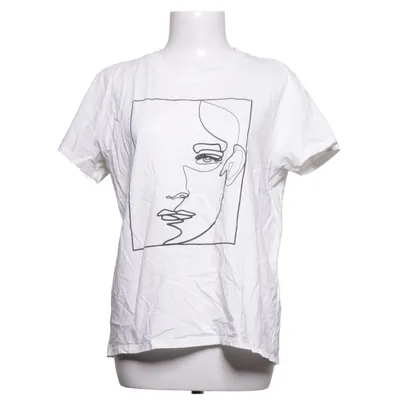 T-shirt (Vit, Svart) från Visual Clothing Project Bomull