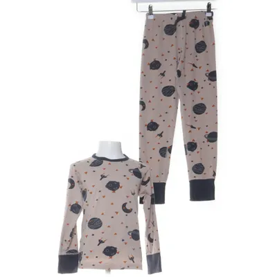 Pyjama (Beige, Meerkleurig) van Polarn O. Pyret Organisch katoen, Elastaan