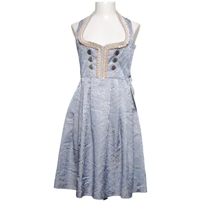 Dirndl (Bleu) de Fuchs Trachtenmoden Polyester, Viscose