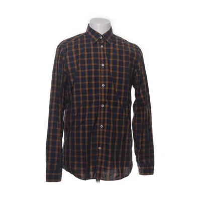 Flanellen overhemd (Blauw, Geel, Meerkleurig) van Tailored Originals Katoen