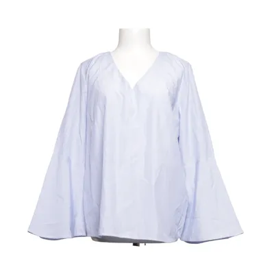Blus (Blå, Vit) från Rick Cardona Bomull, Polyester
