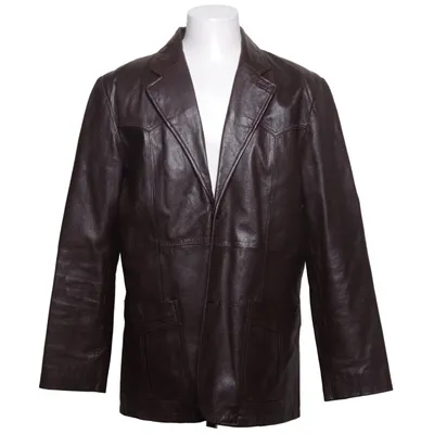 Veste en cuir (Marron) de East West Cuir, Polyester