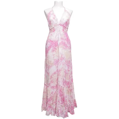 Robe longue (Rose, Beige, Blanc) de Hippychick Viscose