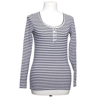 T-shirt manches longues (Bleu, Blanc) de Sansibar Sylt Coton, Élasthane