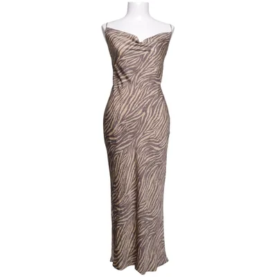 Maxi jurk (Beige, Bruin) van Adoore Polyester