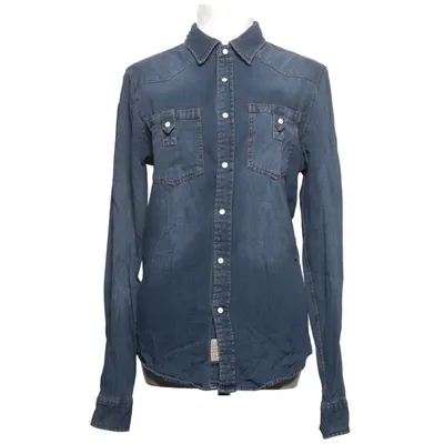 Denim shirt (Blue) from Wooden Barrel