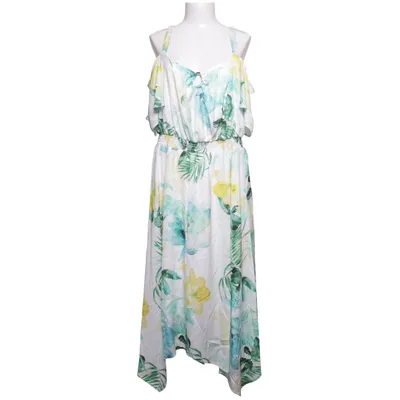 Robe longue (Blanc, Vert, Jaune) de Roman Polyester