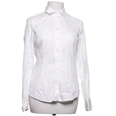 Shirt (Wit) van Stenströms Katoen, Elastaan