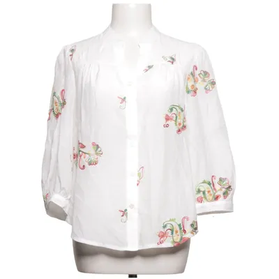 Blouse (White, Multicolored) from Apricot Polyester, Viscose
