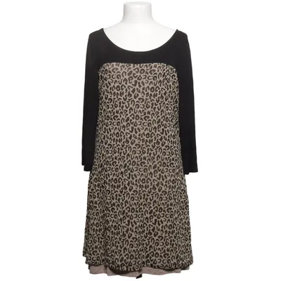 Jurk (Zwart, Beige) van Selection by s.Oliver Elastaan, Viscose