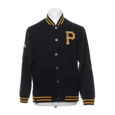 Collegejacka (Svart, Grå, Gul) från Majestic Athletic Bomull, Polyester