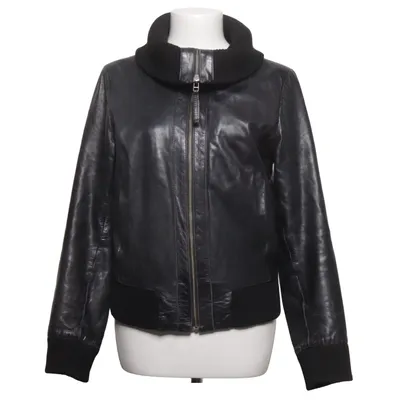 Leren jack (Zwart) van Rock'n Blue Leer, Polyester