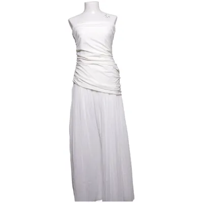 Långklänning (Vit) från Claire Rose x NA-KD Elastan, Polyester, Viskos