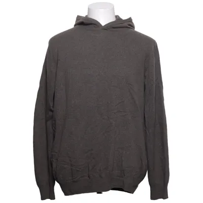 Sweat à capuche (Gris) de Oscar Jacobson Cachemire, Polyamide, Viscose, Laine
