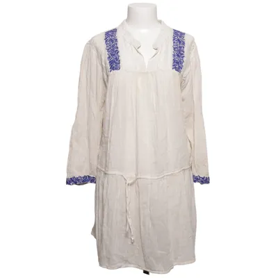 Tunic (White, Blue) from Gharani Strok Cotton