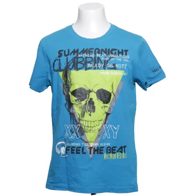 T-shirt (Blue, Multicolored) from Much More Cotton