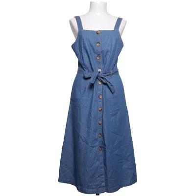 Denim jurk (Blauw) van King Louie Katoen, Elastaan
