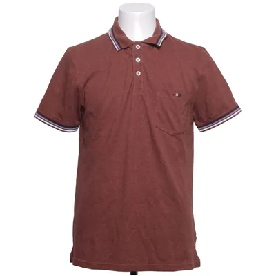 Poloshirt (Rood) van Bison Katoen, Polyester