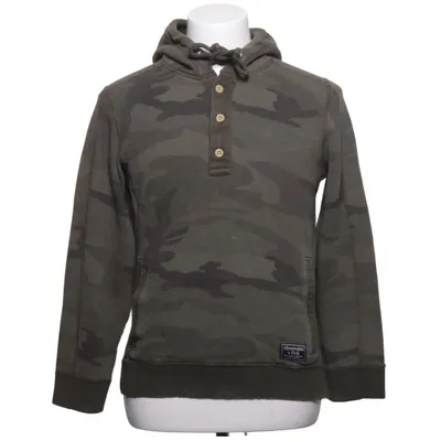 Huvtröja (Grön, Flerfärgad) från Abercrombie & Fitch Bomull, Polyester