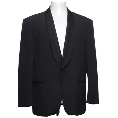 Smoking blazer (Zwart) van Cavaliere of Sweden Polyester, Viscose, Wol