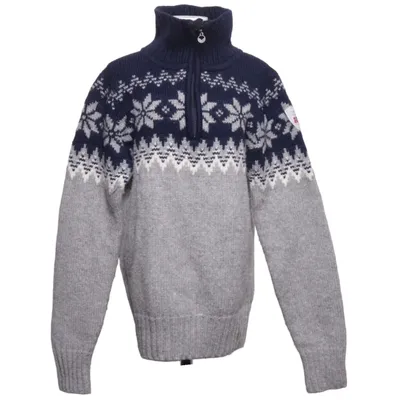 Lusekofte (Bleu, Gris, Blanc) de Dale of Norway Laine de mouton, Polyamide