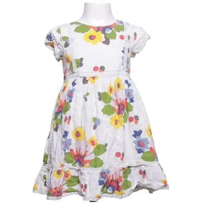 Dress (White, Multicolored) from Mini Boden Cotton