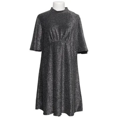 Jurk (Zwart) van Apricot Elastaan, Metallvezel, Polyester