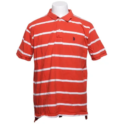 Pikétröja (Röd, Vit) från U.S. Polo Assn. Bomull