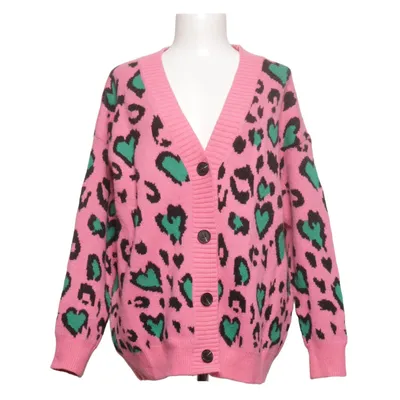 Cardigan (Pink, Grøn, Sort) fra Effeny Akryl, Polyamid
