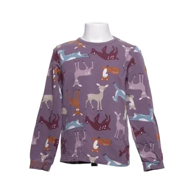 Långärmad t-shirt (Lila, Flerfärgad) från Polarn O. Pyret Elastan, Ekologisk bomull