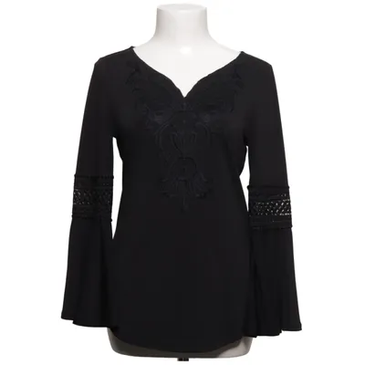 Top (Black) from New York & Company Elastane, Polyester