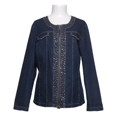 Denim jacket (Blue) from Pompöös Cotton, Elastane, Polyester