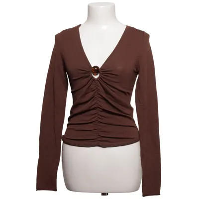 Top (Brown) from Zara Polyamide, Viscose