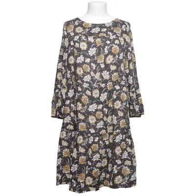 Jurk (Zwart, Geel, Wit) van Caroll Polyester, Viscose