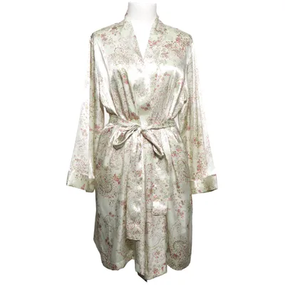 Robe de chambre (Blanc, Multicolore) de Morgan Taylor Polyester