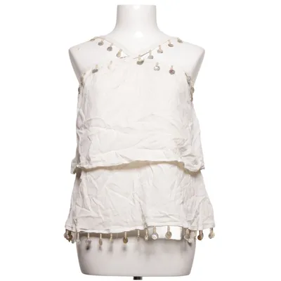 Top (Beige) van Zara Katoen