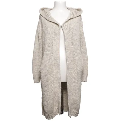 Cardigan (Beige) from Voyelles Acrylic, Cotton, Elastane, Wool