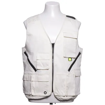 Outer vest (White) from Pacsun Cotton, Elastane, Polyester