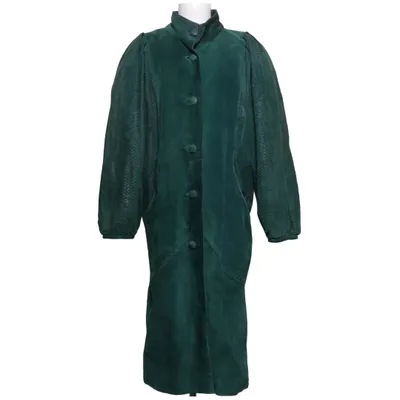 Leather coat (Green) from Danier