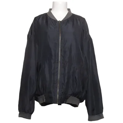 Bomberjack (Blauw) van Pure Silk Polyamide, Zijde