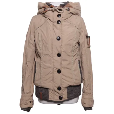 Vinterjacka (Beige) från Naketano Bomull, Polyamid, Polyester