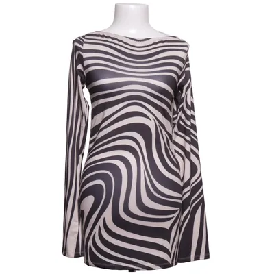 Kjole (Sort, Beige) fra Jaded London Elastan, Polyester
