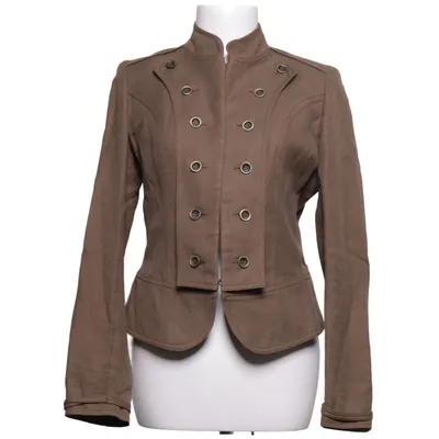 Blazer (Marron) de WE Fashion Acétate, Coton, Lin