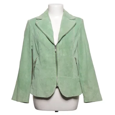 Leather jacket (Green) from Sempre Leather, Polyester
