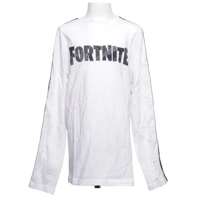 T-shirt (Hvid, Sort) fra Fortnite Bomuld