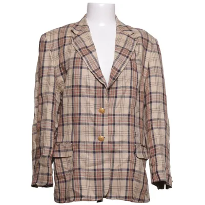 Blazer (Beige, Brun, Blå) fra Magee Linned, Viscose